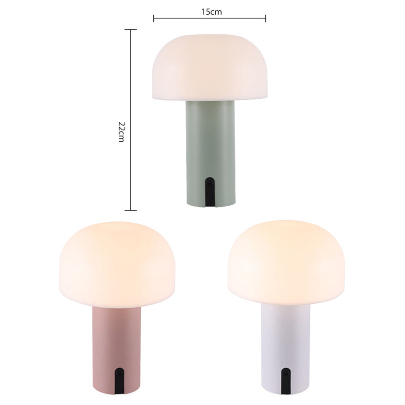 LED Tischlampe mit Touch-Schalter Pilzdesign