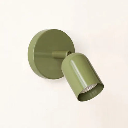 Moderne Doppelkopf Wandleuchte aus Eisen