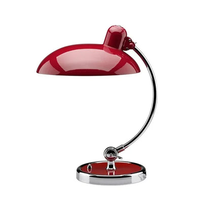 Moderne LED Tischlampe aus Metall Verchromt