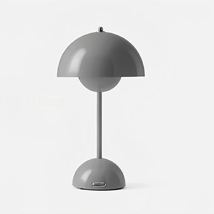 LED Tischlampe aus Legierung im Pilzdesign