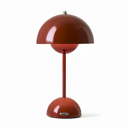 LED Tischlampe aus Legierung im Pilzdesign