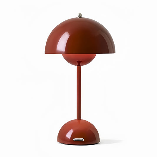 LED Tischlampe aus Legierung im Pilzdesign