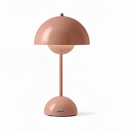 LED Tischlampe aus Legierung im Pilzdesign
