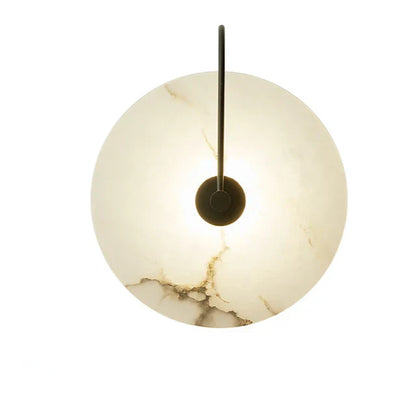 Moderne Wandleuchte aus Marmor und Metal