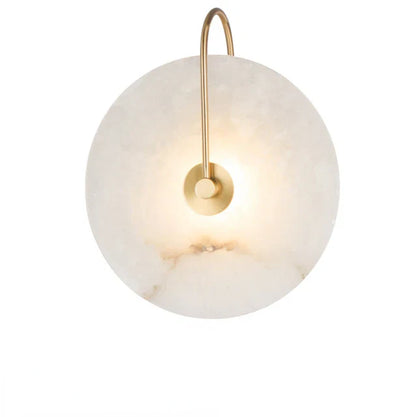 Moderne Wandleuchte aus Marmor und Metal