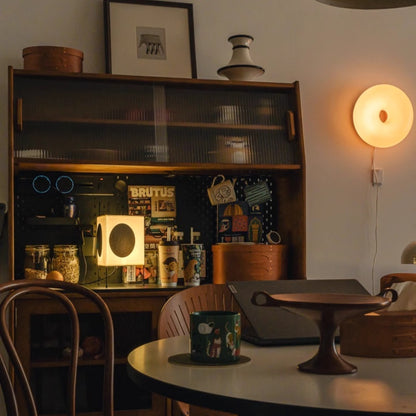 Wandleuchte Glas Donut Warmes Licht