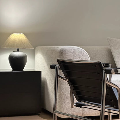 Klassische Stoff Tischlampe