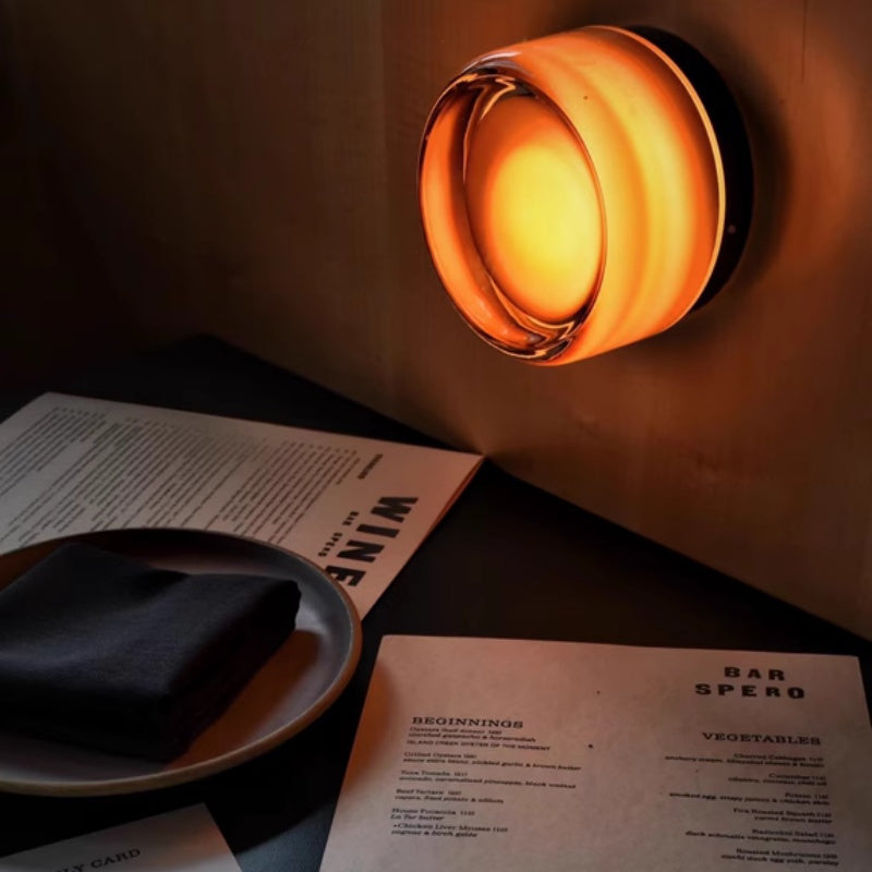 Moderne LED Wandleuchte aus Acryl