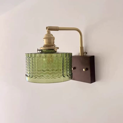 Wandleuchte Glas Grün Modern