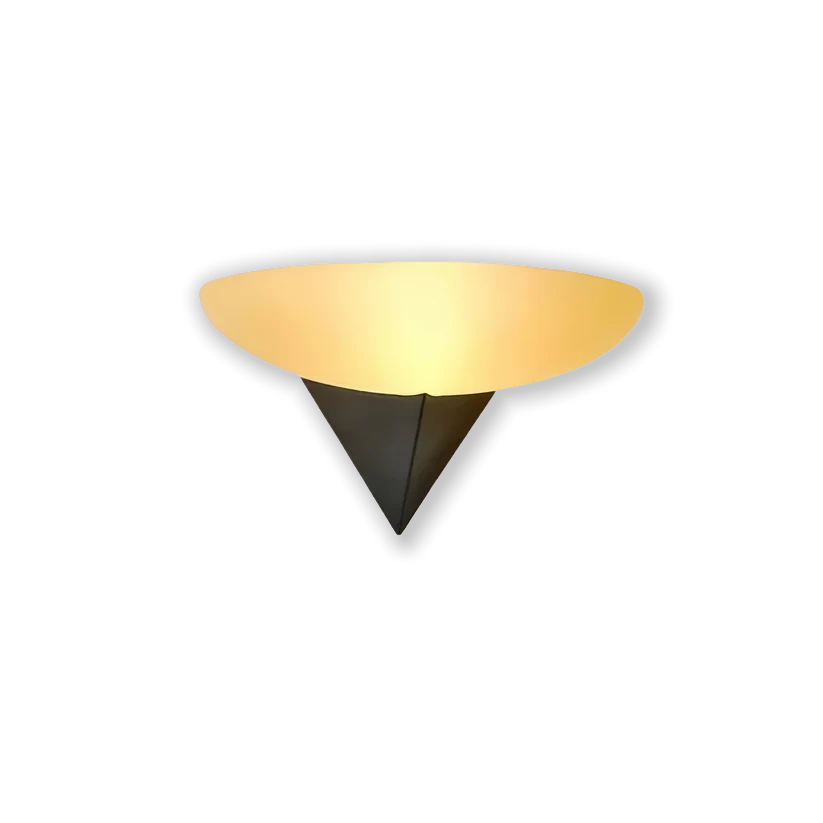 Moderne Wandleuchte aus Harz Kegel Design