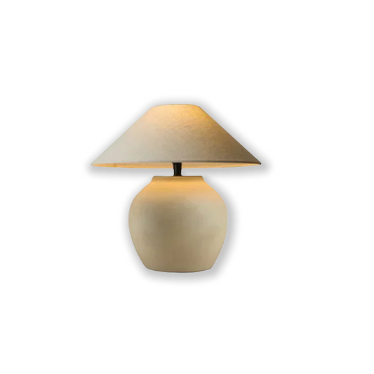 Klassische Stoff Tischlampe