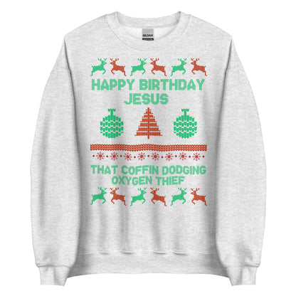 Happy Birthday Jesus Crewneck