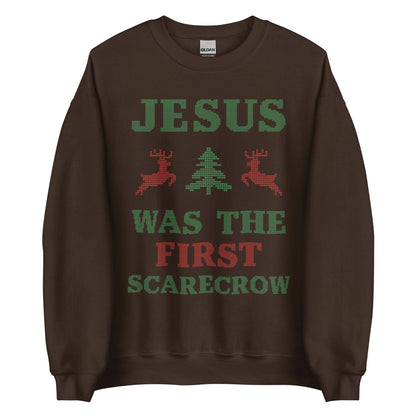Jesus Was The First Scarecrow Crewneck