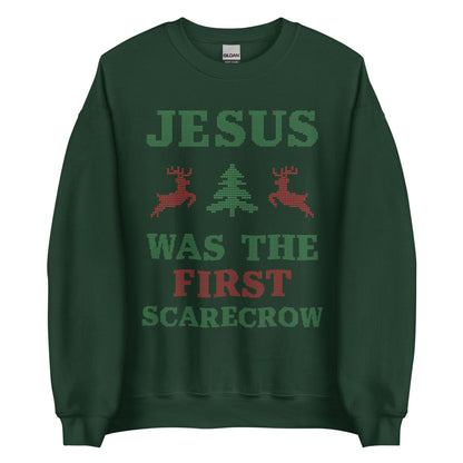 Jesus Was The First Scarecrow Crewneck
