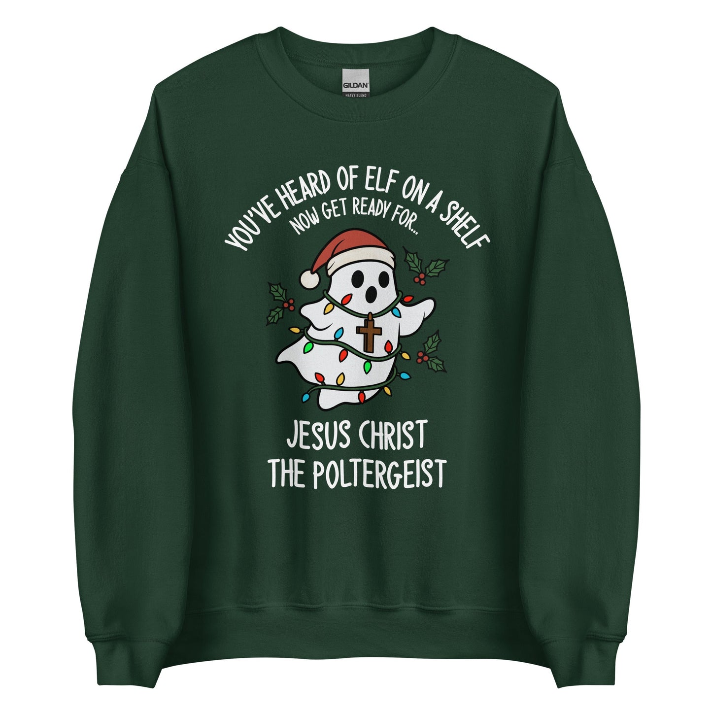 Jesus Christ The Poltergeist Crewneck