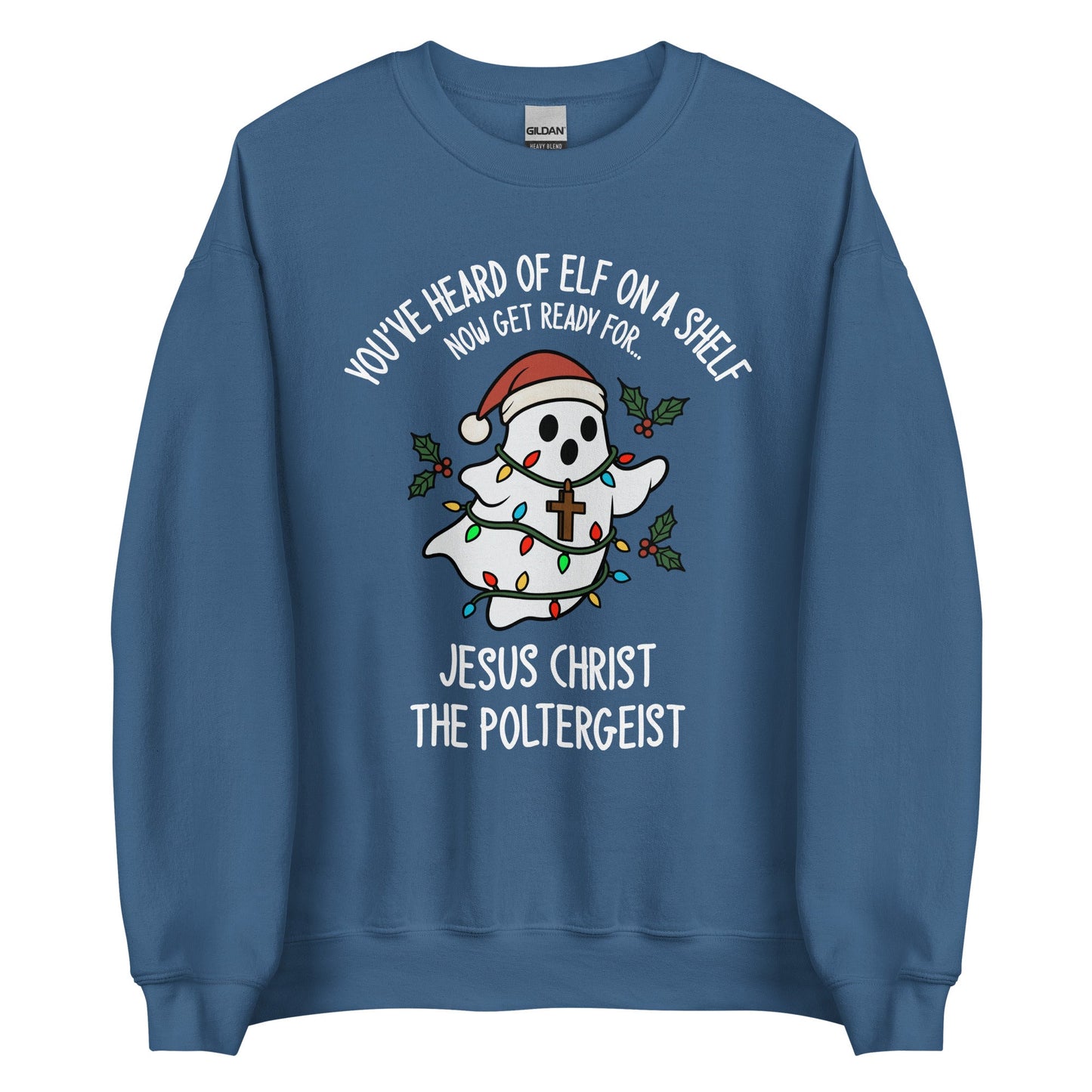 Jesus Christ The Poltergeist Crewneck
