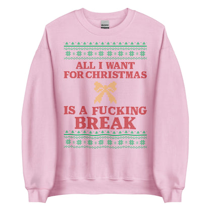 Give Me A Break For Christmas Crewneck