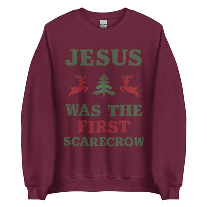 Jesus Was The First Scarecrow Crewneck