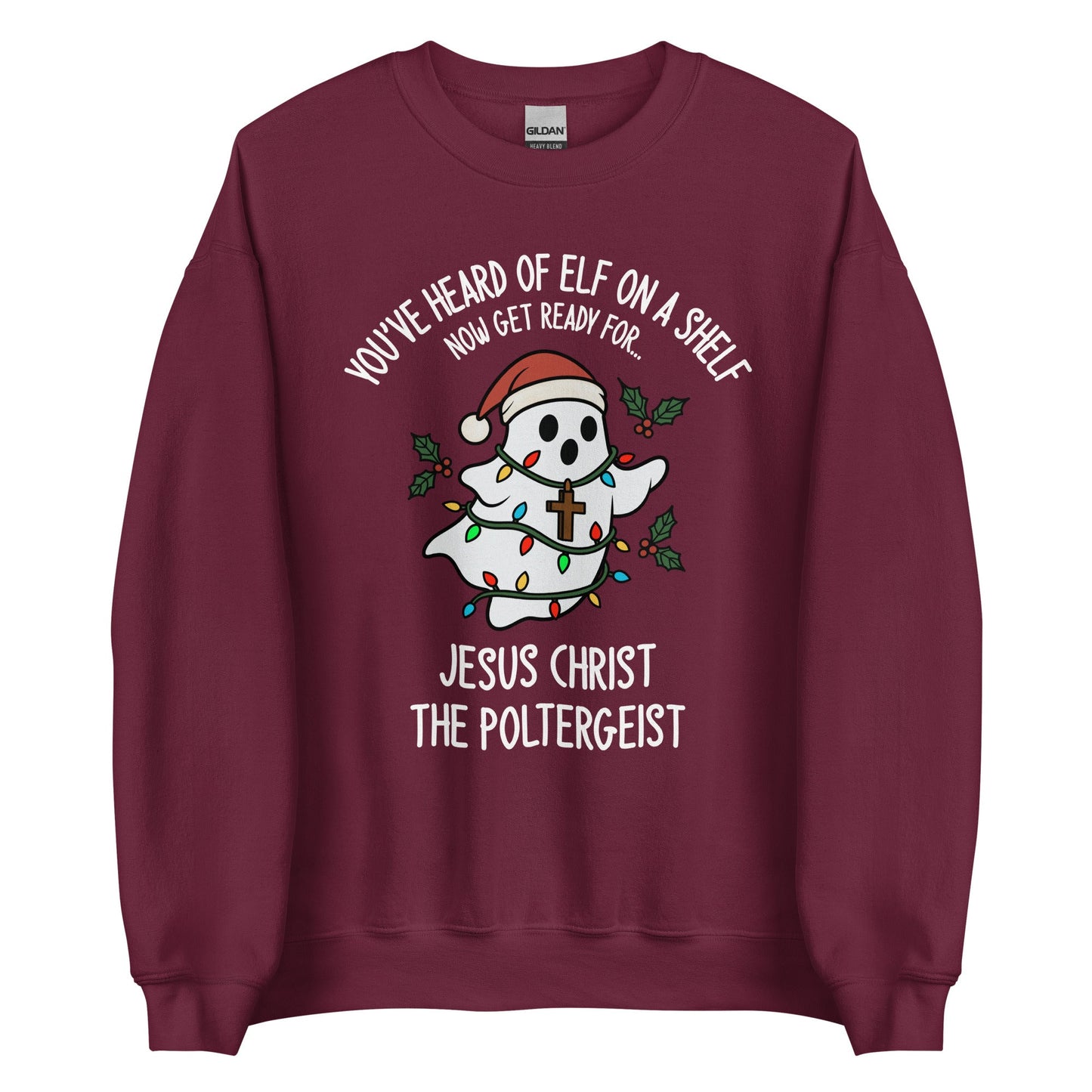 Jesus Christ The Poltergeist Crewneck