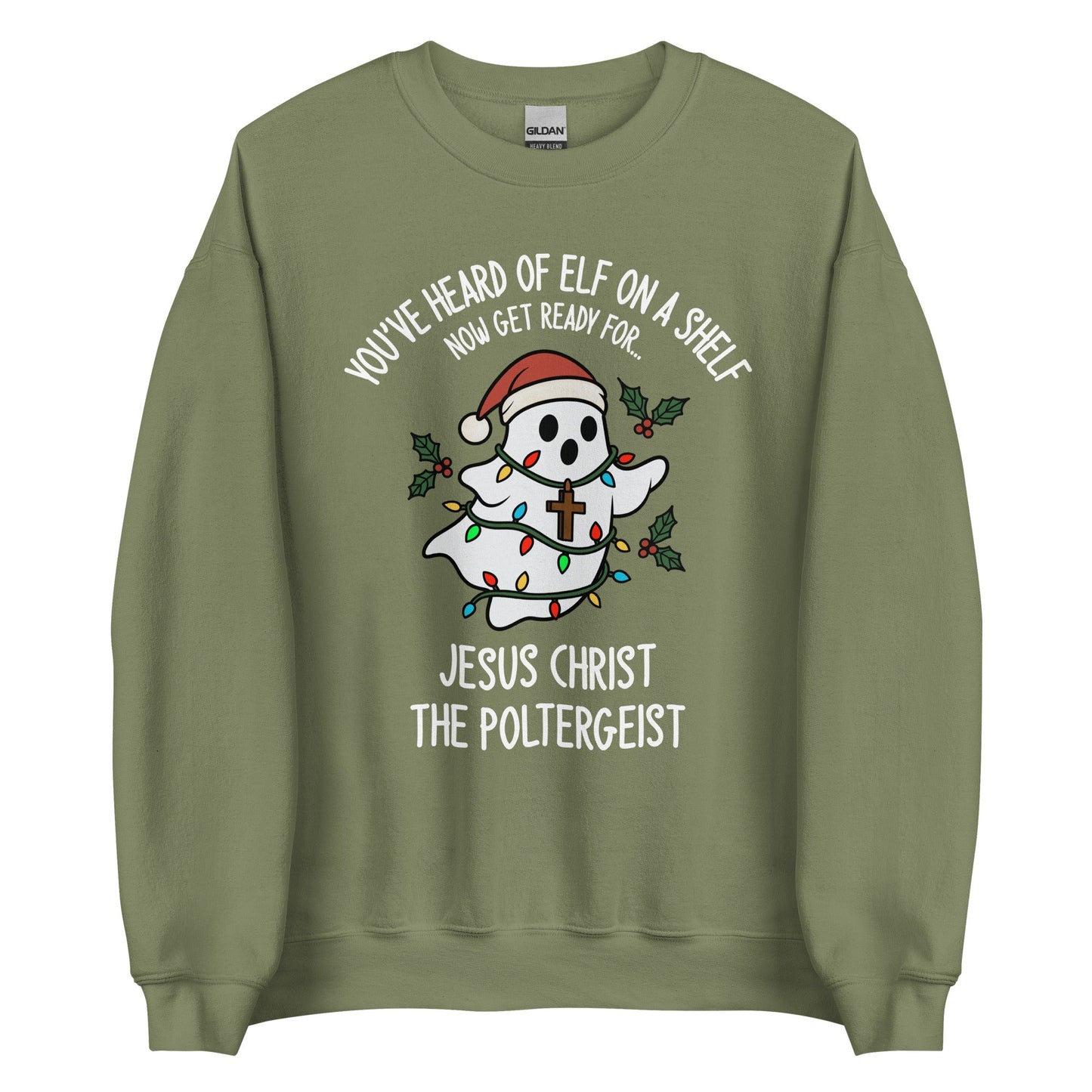 Jesus Christ The Poltergeist Crewneck