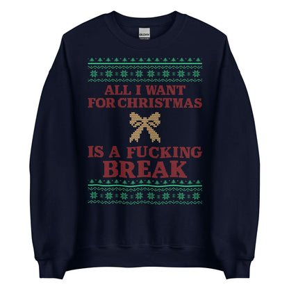 Give Me A Break For Christmas Crewneck