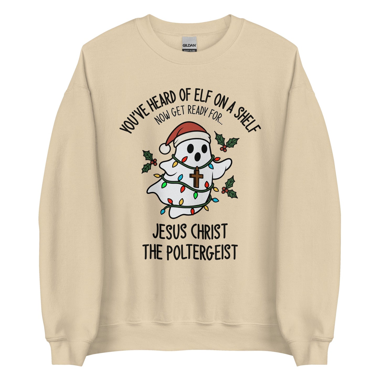 Jesus Christ The Poltergeist Crewneck
