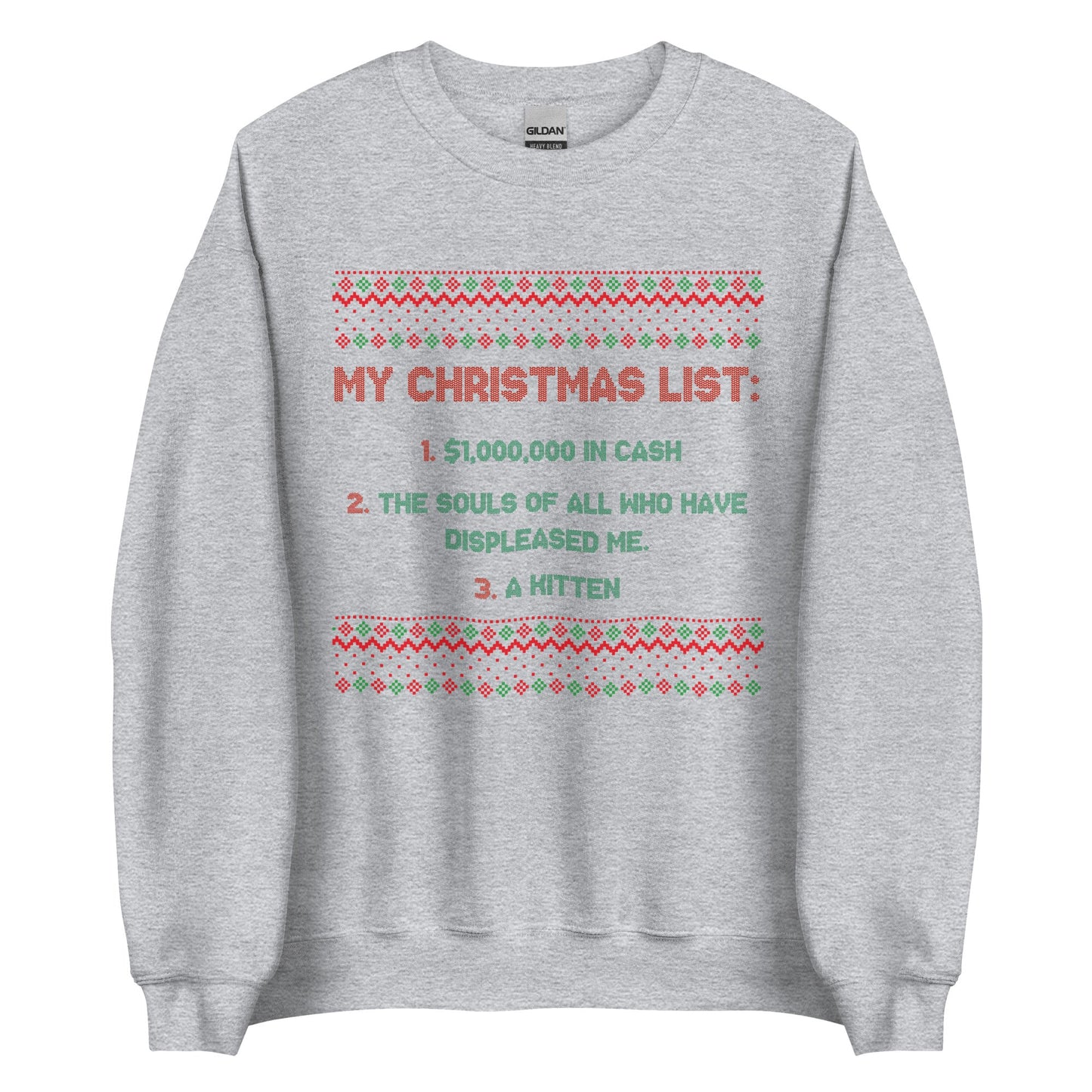 My Christmas List Crewneck