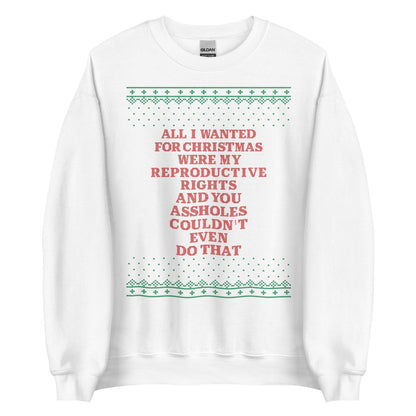 All I Wanted Were My Reproductive Rights Crewneck