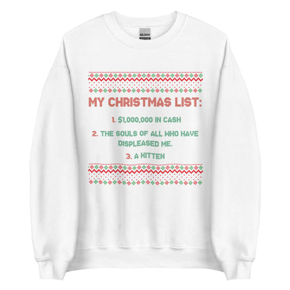 My Christmas List Crewneck