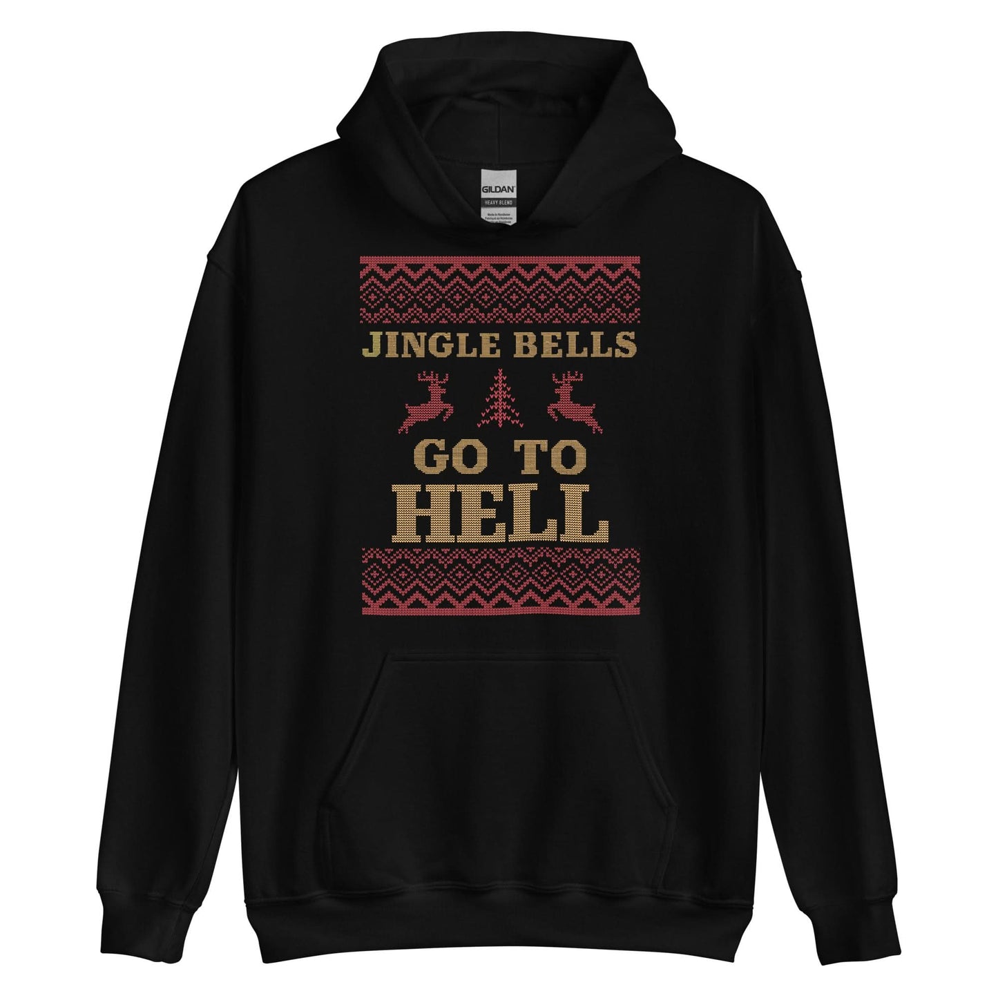 Jingle Bells Go To Hell Hoodie