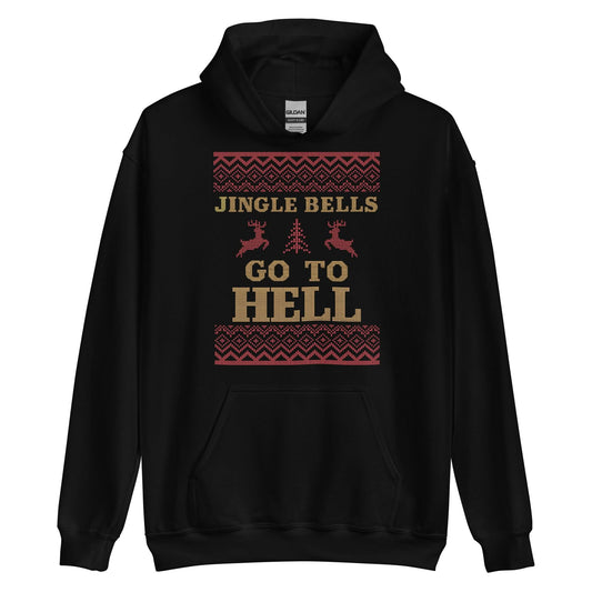 Jingle Bells Go To Hell Hoodie