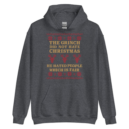 The Grinch Did Not Hate Christmas Hoodie