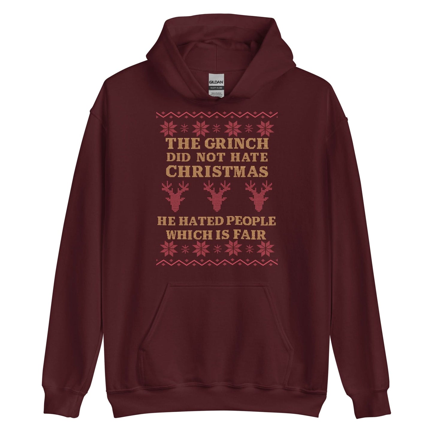 The Grinch Did Not Hate Christmas Hoodie