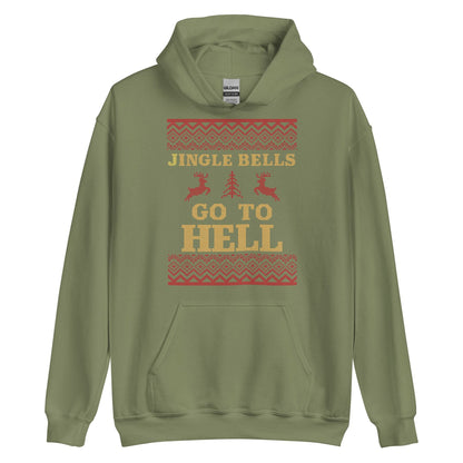 Jingle Bells Go To Hell Hoodie