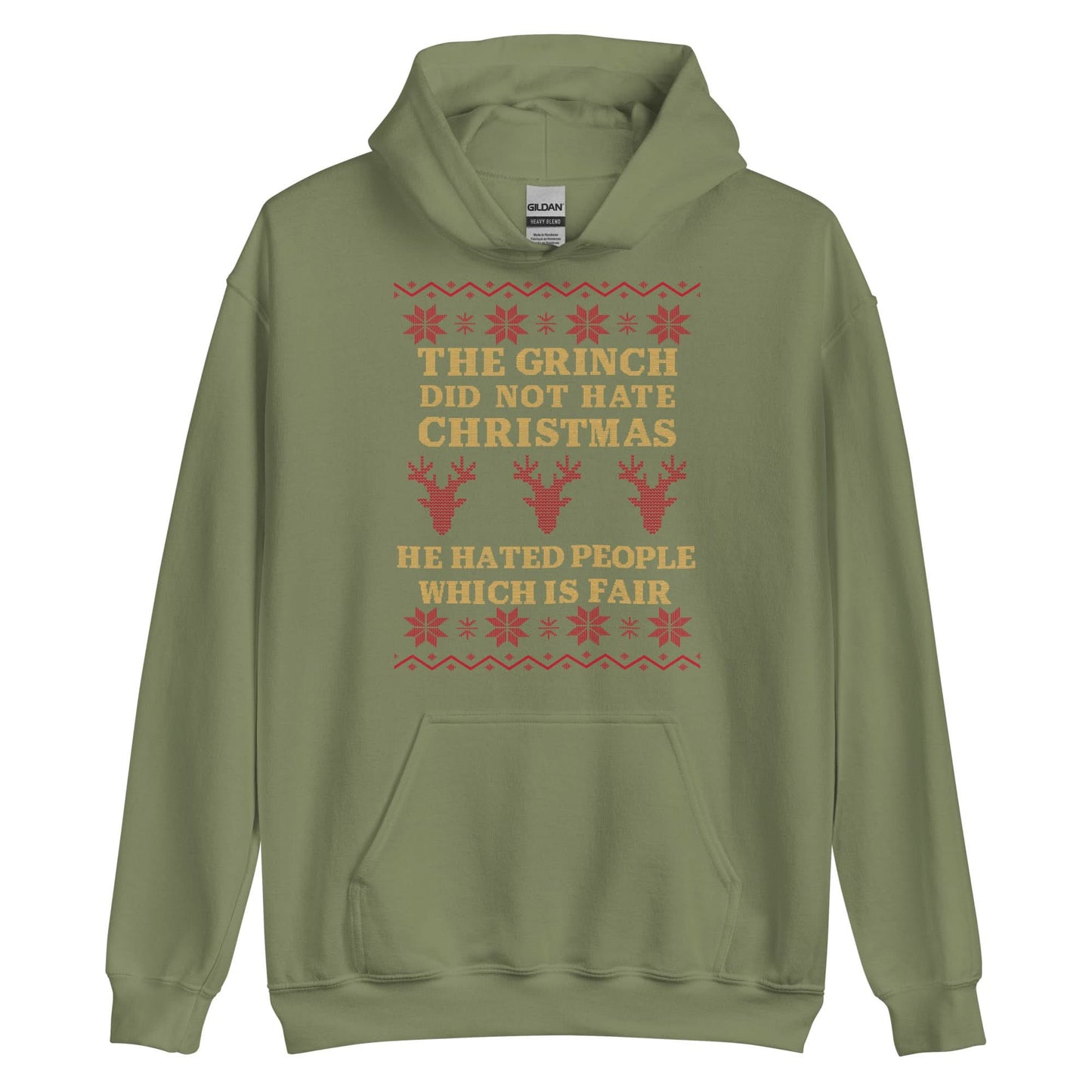 The Grinch Did Not Hate Christmas Hoodie