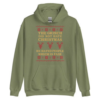 The Grinch Did Not Hate Christmas Hoodie