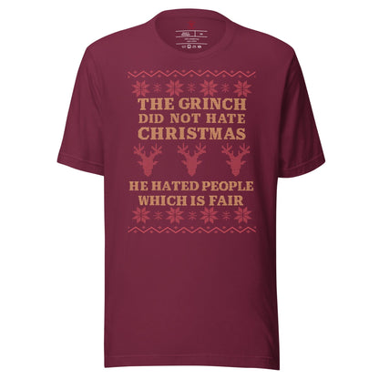 The Grinch Did Not Hate Christmas T-Shirt