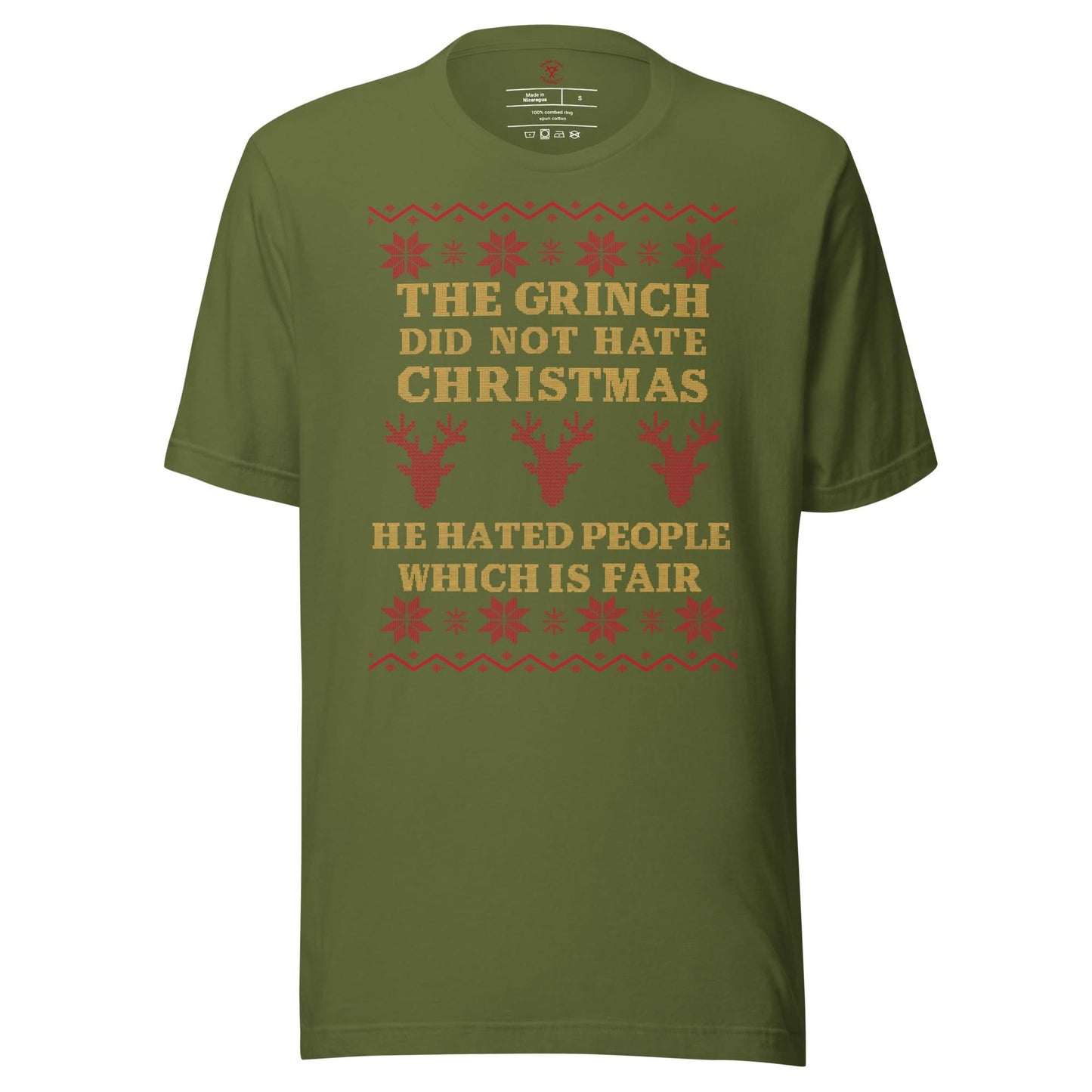 The Grinch Did Not Hate Christmas T-Shirt